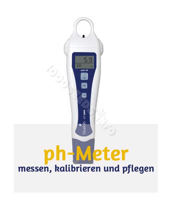 pH Meter kalibrieren, reinigen, messen