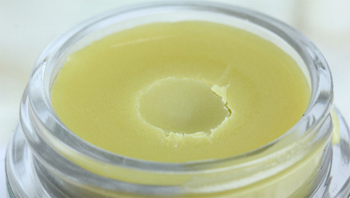 Cannabis ointment with cannabis roots