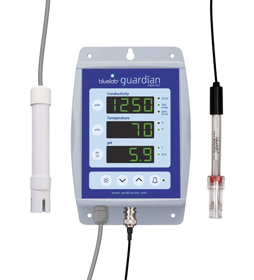 Bluelab Guardian Monitor, dauerhafte pH-, EC-Wert und Temperaturüberwachung