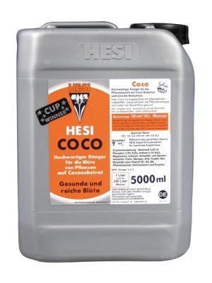 HESI Coco, 5 L para 1000 L de agua de riego