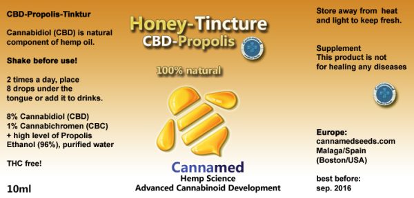 Honey Tinktur, 10ml oder 3 x 10ml