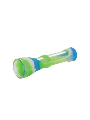 Glass silicone whistle